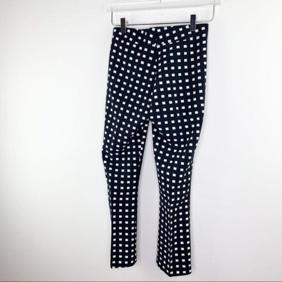 Zara Basic B/W Checkered Pants Gingham Size XS - Picture 3 of 10